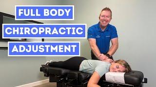 Chiropractic Intern gets X-RAYS & FULL BODY Adjustment