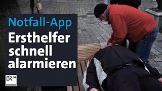 Notruf-App: Schnelle Rettung durch Ersthelfer | Abendschau | BR24