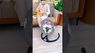 Struggling to Soothe Your Baby to Sleep? Try the Automatic Electric Baby Bouncer!