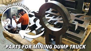 Tailgate Brackets for CAT 785 Mining Dump Truck | Machining, Milling & Drilling