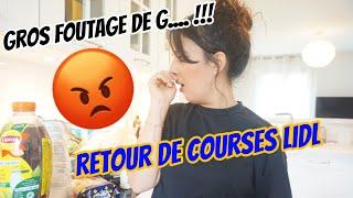 RETOUR DE COURSES LIDL !!! VRAIMENT ABUSÉ… C’EST DU VOL 