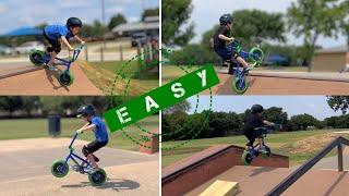 5 BEGINNER FATBOY MINI BMX TRICKS TO TRY AT THE SKATEPARK!