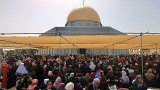 Masjid Al AQSA 17th May Friday {JUMMAH } Prayer ||نفل شعائر صلاة الجمعة فی المسجد الاقصی المبارک