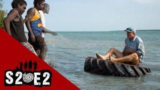 Making a raft out of junk | Black As - Season 2 Episode 2