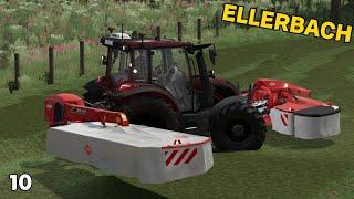 Gras Maaien & Harken Om In Te Kuilen | Ellerbach #10 | FS22