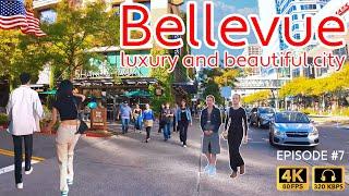  Luxury Downtown Bellevue Walking Tour with Immersive City Sound  [4K/60fps/HDR/320kbps]