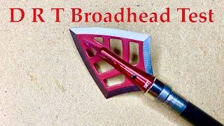 DIRT NAP "DRT" Broadhead Test