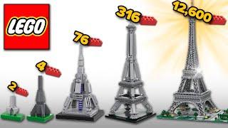 LEGO Eiffel Tower in Different Scales | Comparison