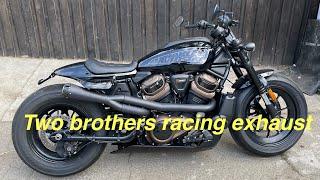 New exhaust on my 2022 Harley Davidson sportster s ￼