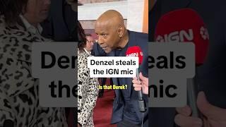 Denzel Washington hijacks our Gladiator 2 interview