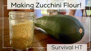 Making Zucchini (Amish) Flour