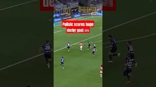 CHRISTIAN PULISIC scores in the MILAN DERBY  #shorts #soccer #football