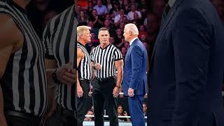 John Cena referees Donald Trump and Joe Biden