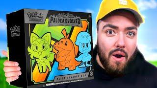 FIRST PACK MAGIC! Opening a Paldea Evolved ETB! *BRAND NEW*