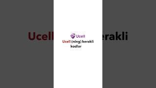 Ucell(ning) kerakli kodlari  #ucell #1ksoon #telephone #simcard #simkarta #fishka #trick #top #rek
