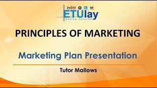 Marketing Plan Presentation || Principles of Marketing || SHS-ABM Quarter 4 Week 7