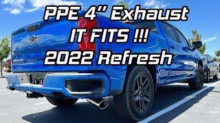 PPE 4" Exhaust on 2022 Silverado 3.0 LM2 Duramax Diesel Sound Comparison