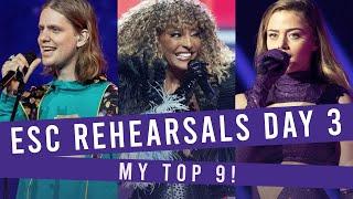 Eurovision 2021 Rehearsals Day 3: My Top 9 (with comments!)