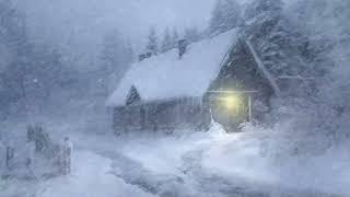 Mighty Snowstorm & Heavy Blizzard Sounds for Sleeping | Frosty Mountain Wind Sounds & Snow Ambience