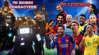 7️⃣0️⃣ SKIBIDI Characters  ️ 7️⃣0️⃣ LEGENDS Army [FUNNY VIDEO]‼️️