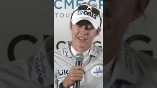 Nelly Korda Keeps Her Olympic Gold Medal Where?? #shorts #golf #nellykorda