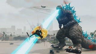 GTA 5 - Godzilla Minus One Attack The City