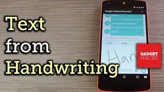 Enter Text with Your Own Handwriting on Android [How-To]