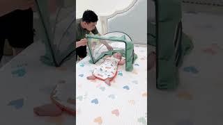 Baby mosquito net, can be folded, storage is very convenient #mosquitonet #parenting #babyvk