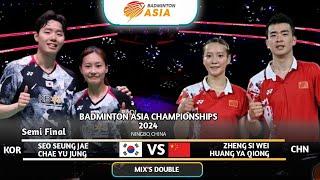 SF | Seo / Chae  (KOR) Vs Zheng / Huang (CHN) | Badminton Asia Championships 2024