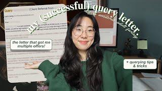   sharing my successful query letter + tips & strategies