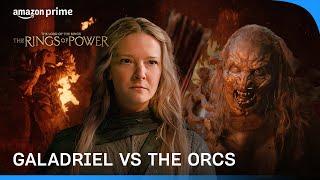 Galadriel's Epic Battle Against The Orcs | The Lord of the Rings: The Rings of Power Season 2