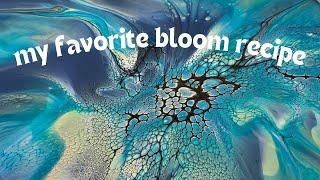 I LOVE THIS NEW BLOOM RECIPE! |@Sheleeart Bloom Technique | Acrylic Pour Tutorial | Fluid Art