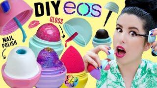 DIY EOS BEAUTY | EOS Nail Polish | EOS Beauty Blender | EOS Lip Gloss | EOS Galaxy Eyeshadow, Liner!