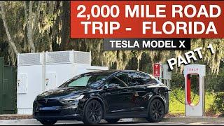 Tesla Model X Refresh Road Trip 2k Miles Part 1