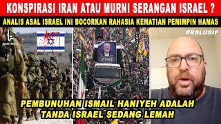 ISRAEL GAGAL! ANALIS ISRAEL ini Sebut Pembunuhan Pemimpin HAMAS adalah Tanda ISRAEL sedang Lemah