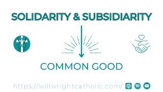 Solidarity and Subsidiarity: Practical Principles from Catholic Social Teaching