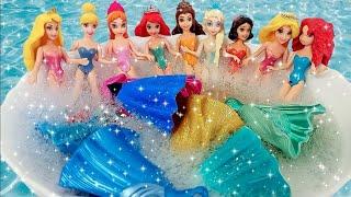 12 Minutes Satisfying with Unboxing Cute Disney Princess Dolls set Toys, ASMR Review Toys Disney