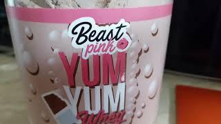 BeastPink Yum Yum Whey unboxing, teszt