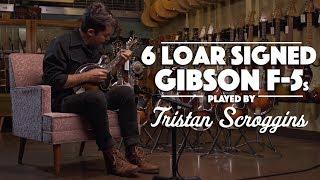 6 Loar Signed mandolins played by Tristan Scroggins