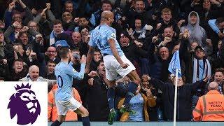 Kompany hits unbelievable strike to put City ahead v. Leicester City | Premier League | NBC Sports