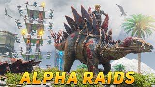 We Raided The Biggest ALPHA Tower On ARK