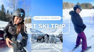 FIRST Skiing Experience in Font d'Urle ~ France ️