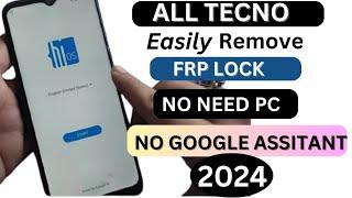 How to Reset FRP Baypas Tecno Spark 6 go Frp Bypass Android 10/11/12 - No Need Pc 2024 Easy Trick
