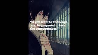 Hibari Kyouya :  3 Epic Quotes That Will Leave You Speechless!  #animequotes #katekyohitmanreborn