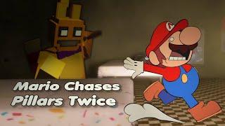 MARIO PLAYS ROBLOX PILLAR CHASE 2!!