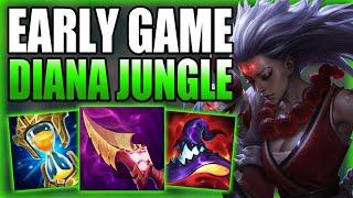 THIS IS HOW YOU CAN CARRY THE EARLY GAME WITH DIANA JUNGLE! - Gameplay Guide League of Legends