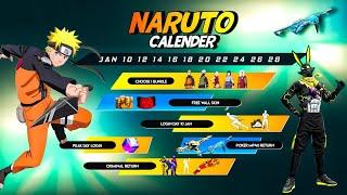 Naruto Event Calendar Free Fire | criminal bundle return, poker mp40 | free fire new event