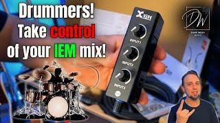 The BEST In Ear System For Drummers - Xvive PX System - 3 Channel Personal Mixer