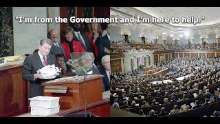 President Ronald Reagan Quote "I'm from the Government and I'm here to help."