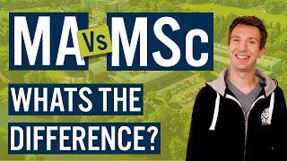 MA versus MSc Degree : What's the Difference? - Study in the UK | Cardiff Met International